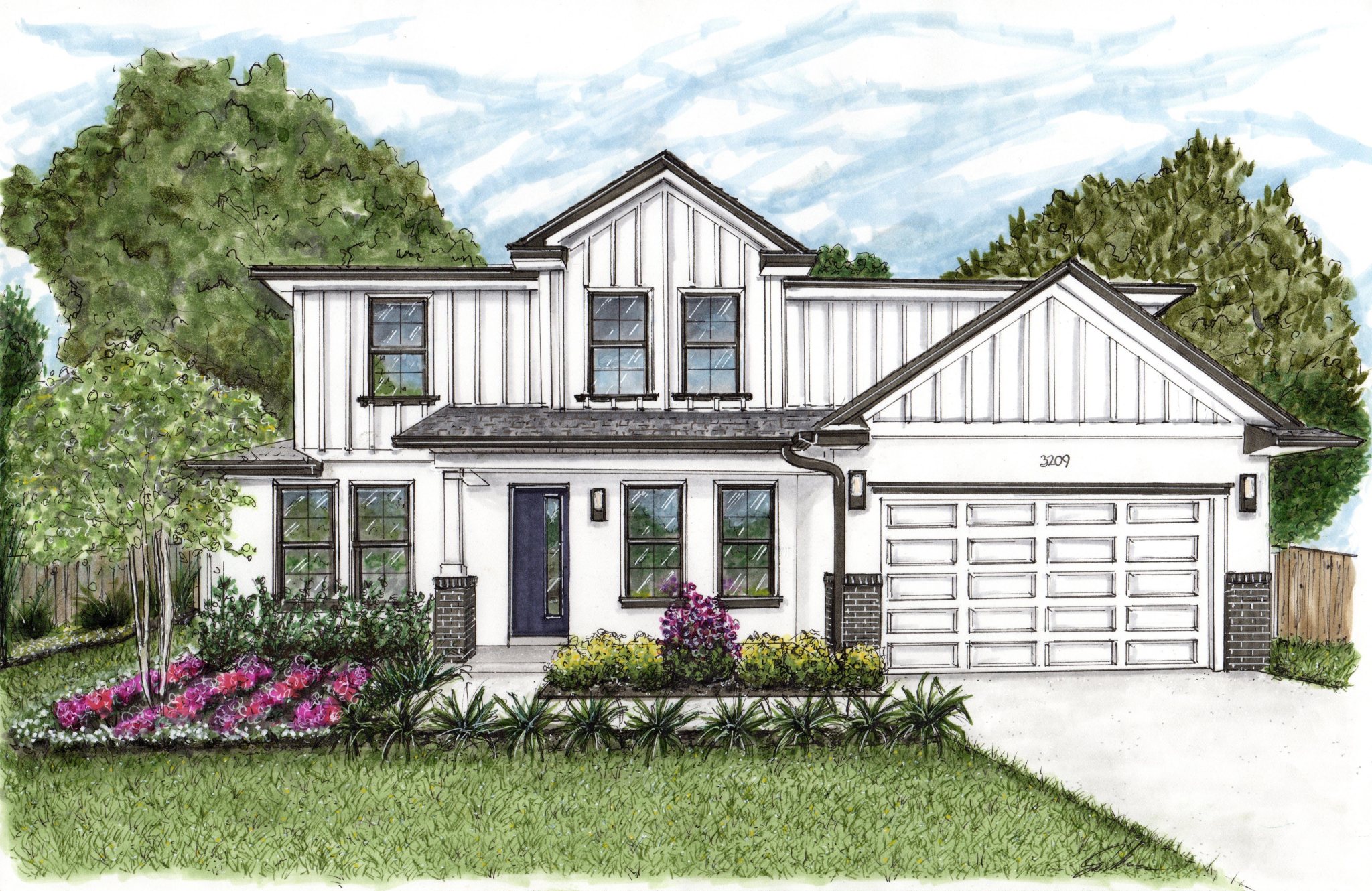 POST PROJECT – Hand-Drawn Renderings